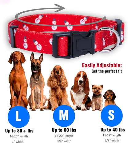 Native Pup Christmas Dog Collar- Winter Holiday Collars - Image 3