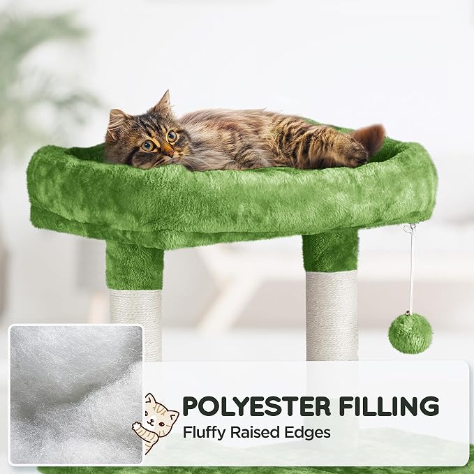 Yaheetech Cat Tree Cat Tower, 63in Multi-Level Cat Tree - Image 5