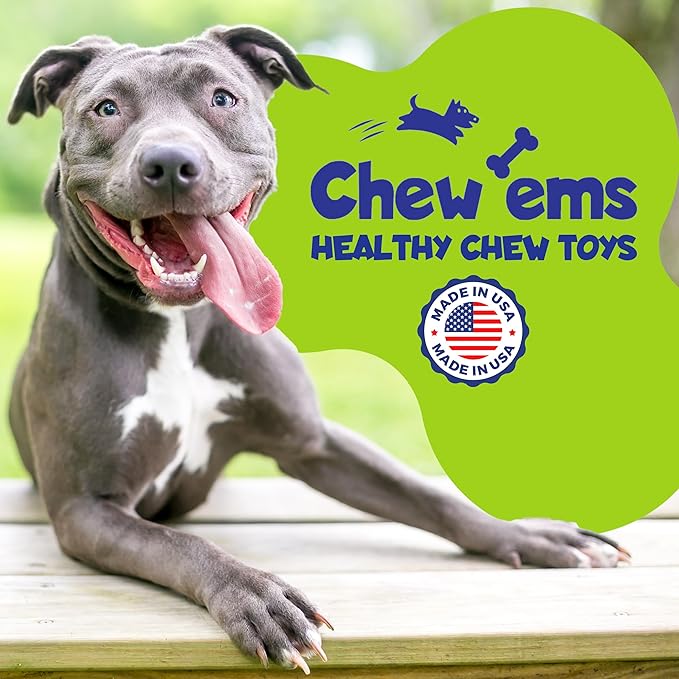 Chew’EMS X Bone Dog Chew Toy for Aggressive Chewers – Long-Lasting Bacon Flavor - Image 6