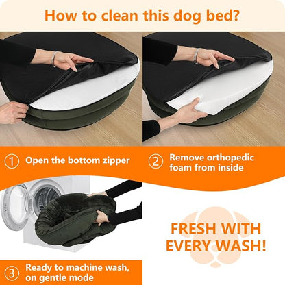 Dwanton Orthopedic Dog Bed for Large Dogs - Image 7