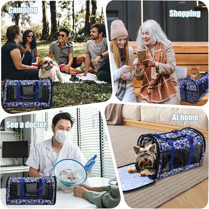 Soft-Sided Kennel Pet Carrier for Small Dogs, Airline Approved Cat Carriers Dog - Image 7