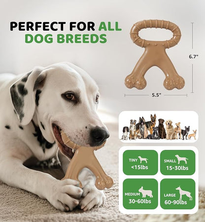 Durable Dog Chew Toy for Aggressive Chewers, Indestructible Nylon Bone - Image 3