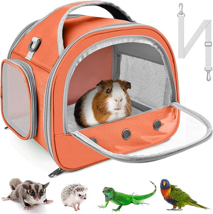 Bissap Bearded Dragon Travel Carrier, Portable Guinea Pig Carrier Bag Tortoise by Bissap