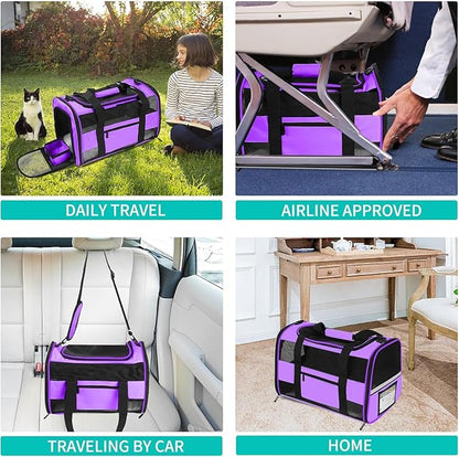 Large Airline Approved Cat Carrier Dog Carriers - Image 5