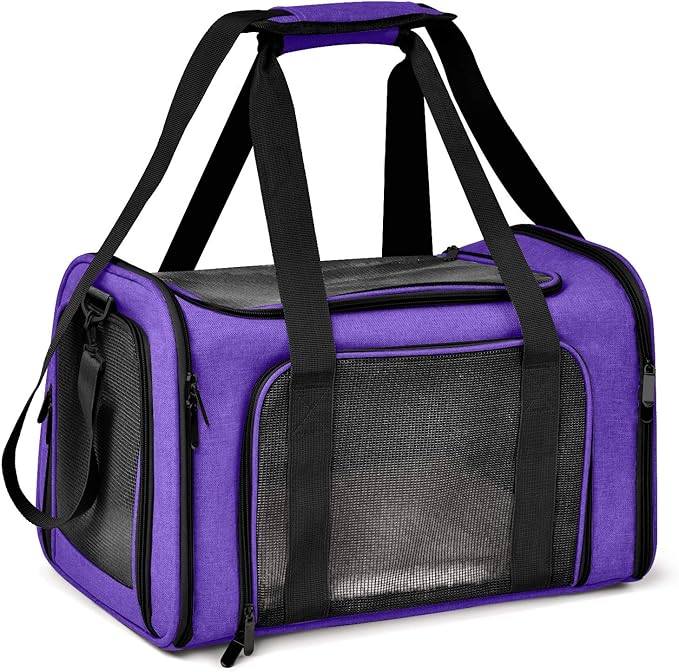 Henkelion Pet Carrier for Small Medium Cats Dogs Puppies up to 15 Lbs, Airline by Henkelion