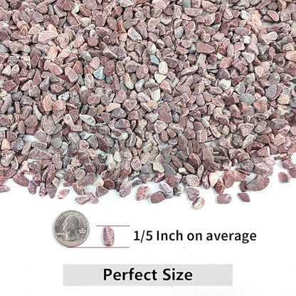 2LB Succulent and Cactus Gravel Pebbles, 1/5 Inch Natural Decorative Polished - Image 2