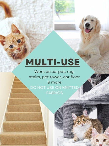 Pet Hair Remover for Carpets, Adjustable Long Handle Carpet Rake for Dog Cat - Image 6
