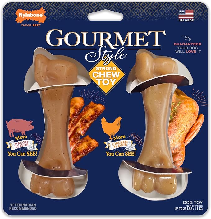 Nylabone Gourmet Style Strong Chew Toy Bundle, Toys - Image 9
