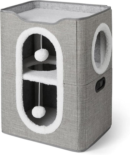 Amazon Basics 2-Cube Cat House by AmazonBasics