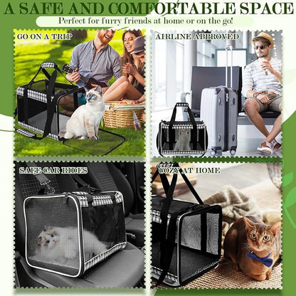 EXPAWLORER Large Cat Carrier Dog Carriers Soft - Image 7