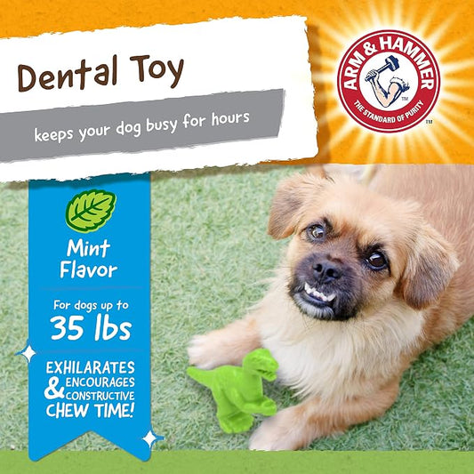 Arm & Hammer for Pets Nubbies Dental Toys T-Rex Dental Chew Toy for Dogs Best - Image 2