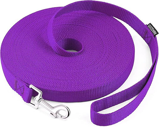 AMAGOOD Dog/Puppy Obedience Recall Training Agility Lead-15 ft 20 ft 30 ft 50 by DOGLEASH