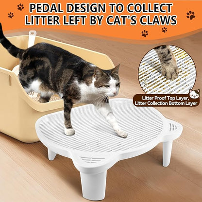 Adjustable Cat Ramp Litter Box Step Double Layer - Image 5