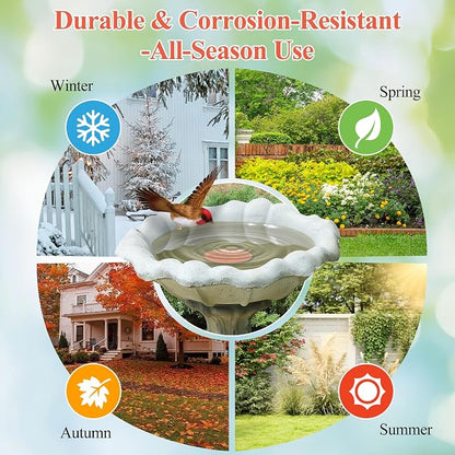 Bird Bath Copper Disk, Premium 99.99% Pure Copper, Less Cleaning Frequency - Image 7