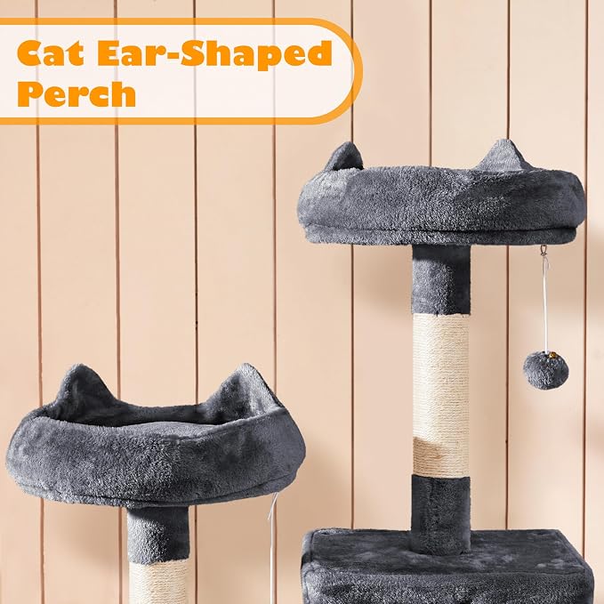 Topeakmart Multi Level Cat Tree, Cat Tower - Image 4