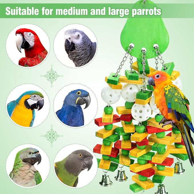Large Bird Toys, Parrot Toys Gift - Image 4
