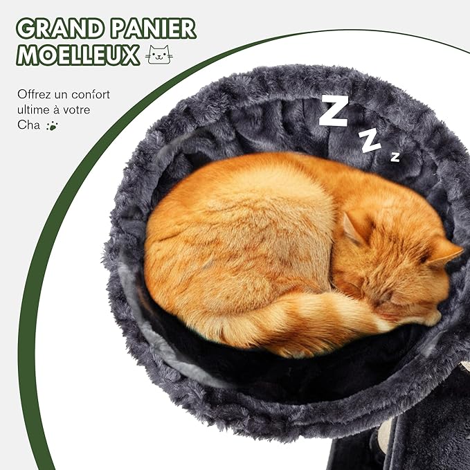 MUTICOR 66 Inches Multi-Level Large Cat Tree Tower - Image 3