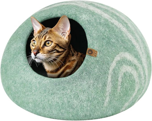 MEOWFIA Cat Cave – Premium Felt Cat Bed by MEOWFIA