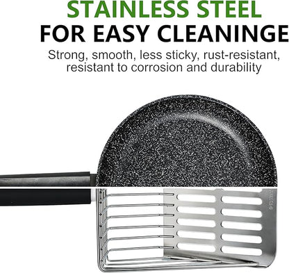 Efficient Metal Cat Litter Scoop- Stainless Steel Cat Litter Scooper - Image 9