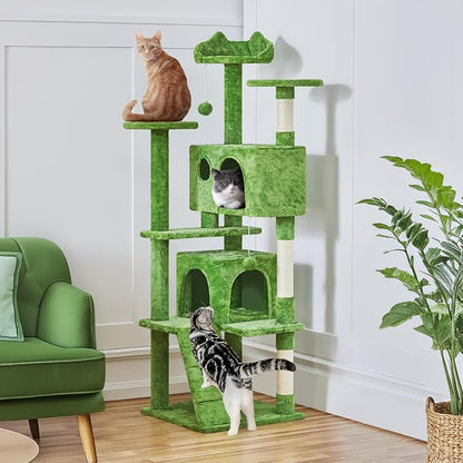 Yaheetech 62in Cat Tree Cat Tower - Image 3