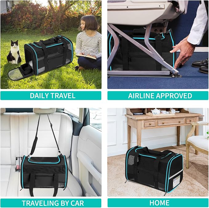 Cat Carrier Pet Carrier Airline Approved - Image 6