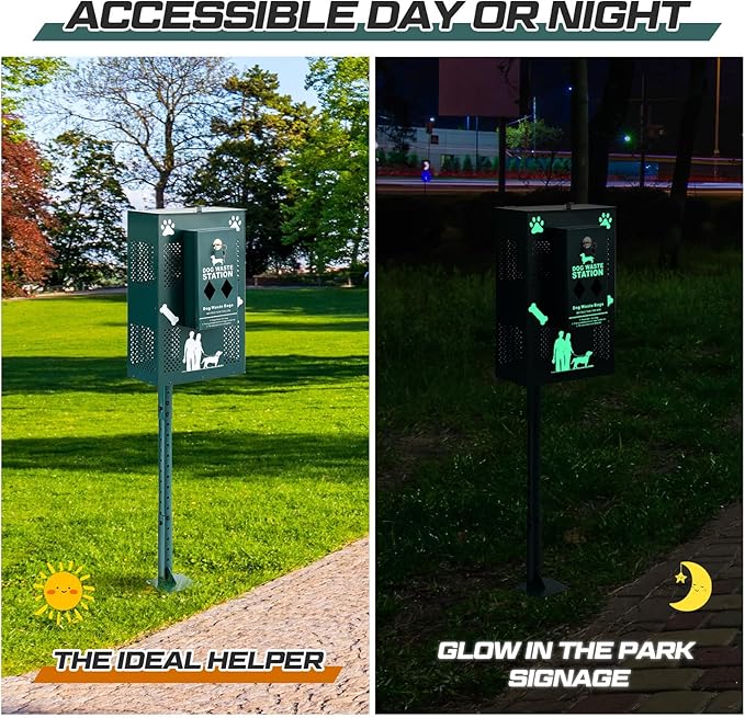 Abbylike Compact Dog Waste Station Outdoor - Image 4