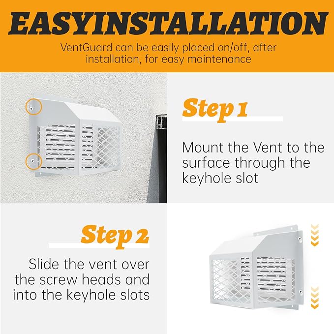 Universal Dryer Exhaust Guard Vent Cover Outside - Image 4