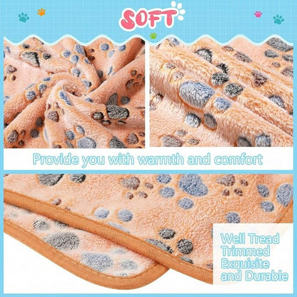 Tatuo 4 Pcs Dog Blanket for Pet Cat Blankets Indoor Puppy Teething Stuff Toys - Image 5