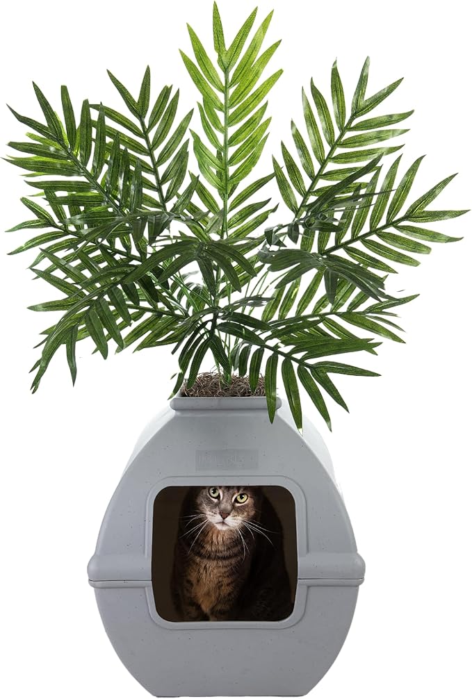 Good Pet Stuff Hidden Litter Box Planter, Decorative Cat Litter Enclosure by TheGoodPetStuffCompany