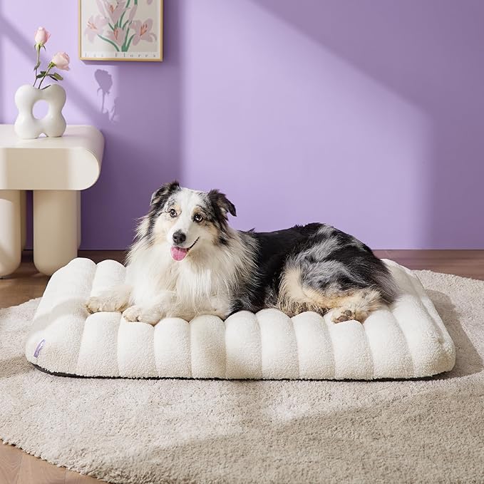 LE SURE Cute Orthopedic Dog Bed Large Sized Dog, Waterproof Chic Flat Pet Beds - Image 5