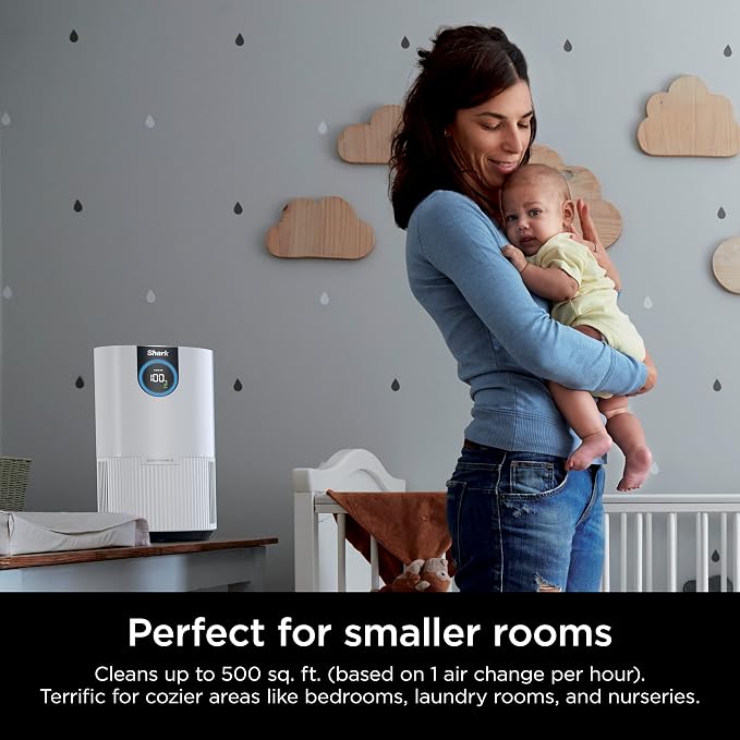 Shark Air Purifiers For Home Pets, 2 Pack, Pet Hair, HEPA Air Filter, 500 Sq Ft - Image 3