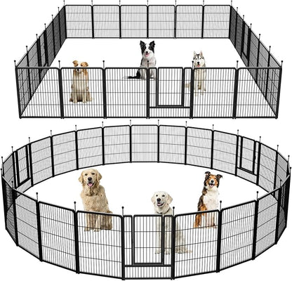 Dog Playpen, Portable Outdoor Dog Fence, Dog Playpen by XDPET