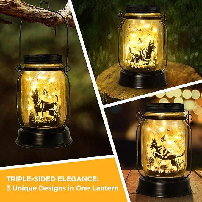 Belgian Malinois Dog Gifts for Women/Men Belgian Malinois Solar Lanterns - Image 2