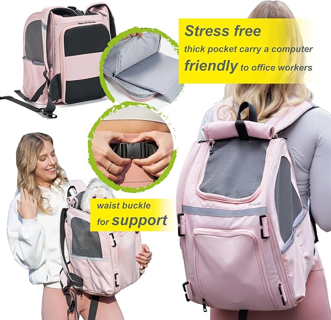 Expandable Pet Carrier, Airline-Approved Foldable and Detachable Backpack - Image 6