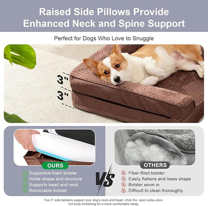 Orthopedic Dog Bed Medium Size Dog, Memory Foam Dogs Bed - Image 5