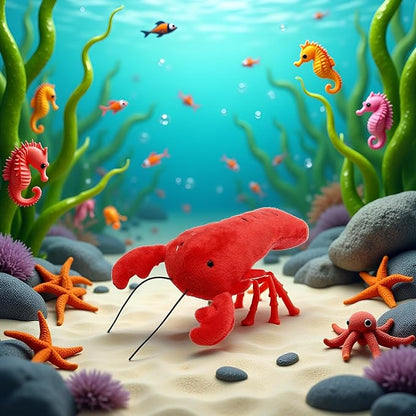Dog Lobster Chew Toy Multi-Shape Comfortable to Touch Plush Cats Chew Stuffed - Image 9