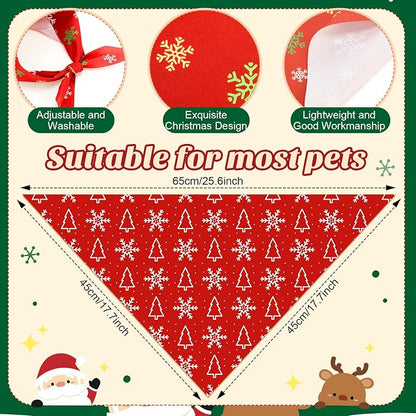 200 Pcs Dog Bandanas Bulk, Reusable Pet Scarves - Image 3
