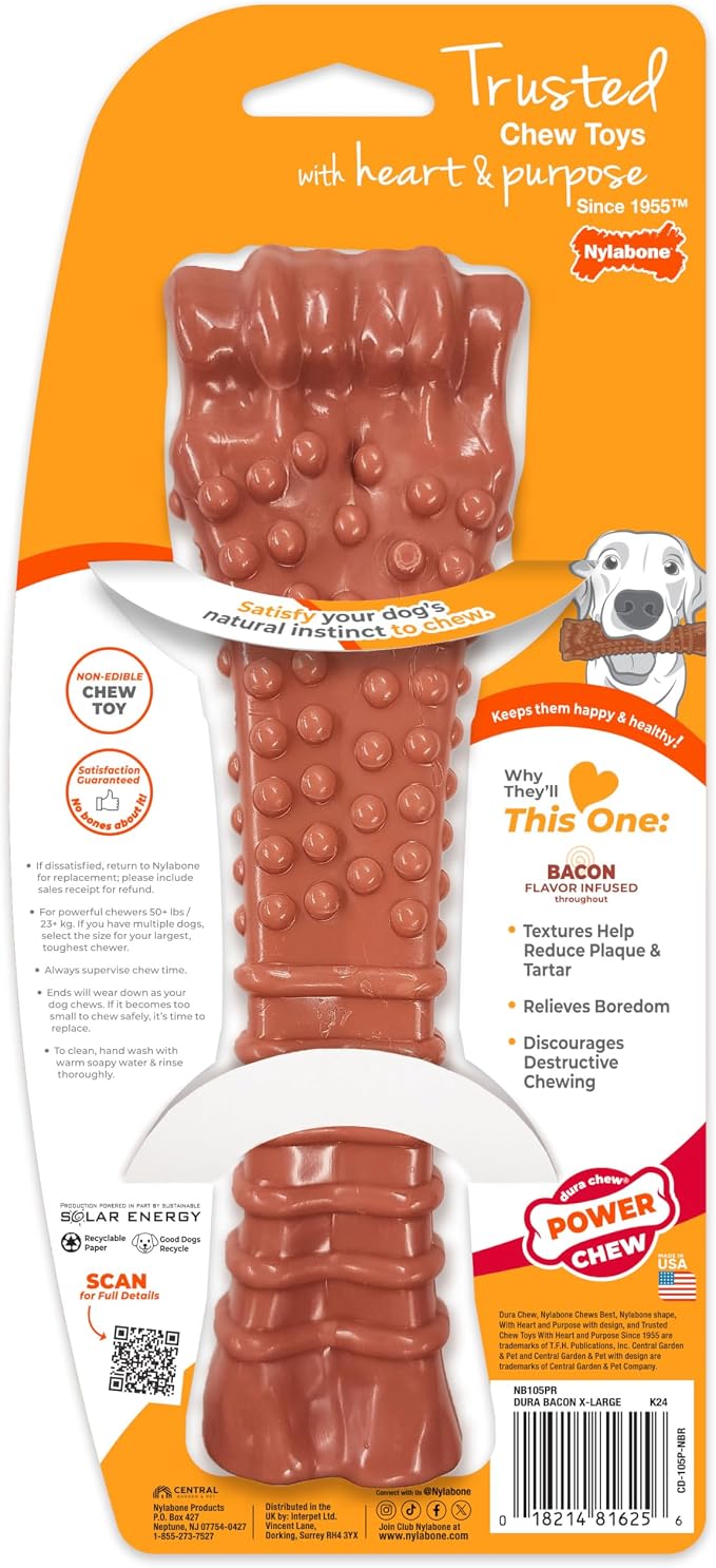 Nylabone Textured Knuckle Bone Power Chew Toy - Image 12