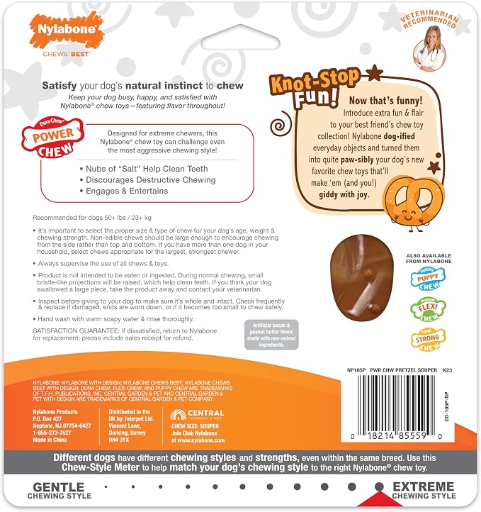 Nylabone Pretzel Power Chew Toy - Image 12