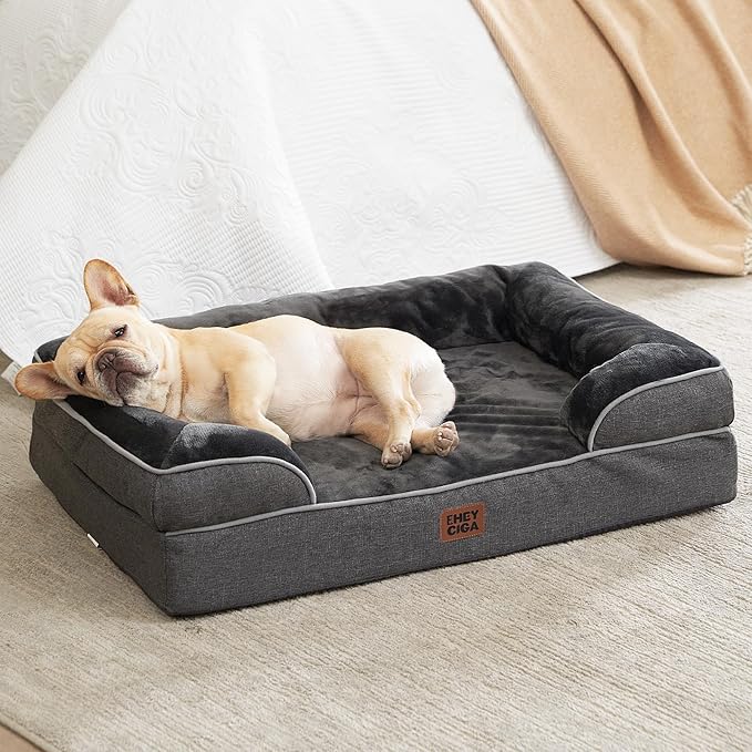 EHEYCIGA Orthopedic Dog Bed for Medium Dogs, Waterproof Memory Foam Medium Pet - Image 8