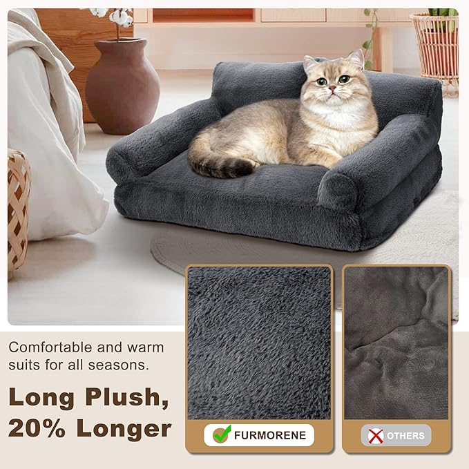 Cat Beds for Indoor Cats, Cat Couch Bed, Cute Cats Sofas for Pets, Small Dog - Image 4