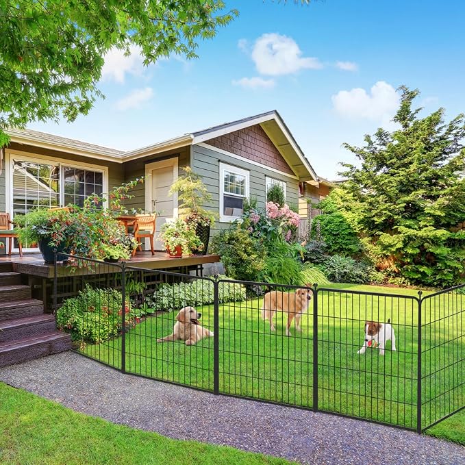 Dog Playpen 40 inch 24 Panels Indoor Outdoor Dog Pen - Image 9