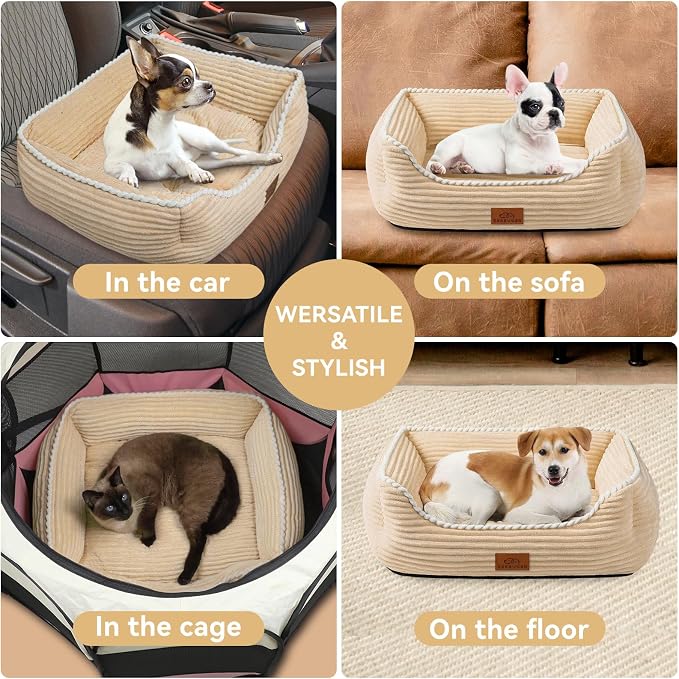 Rectangle Cat Dog Bed for Large Medium Small Pets Indoor Outdoor Machine - Image 6