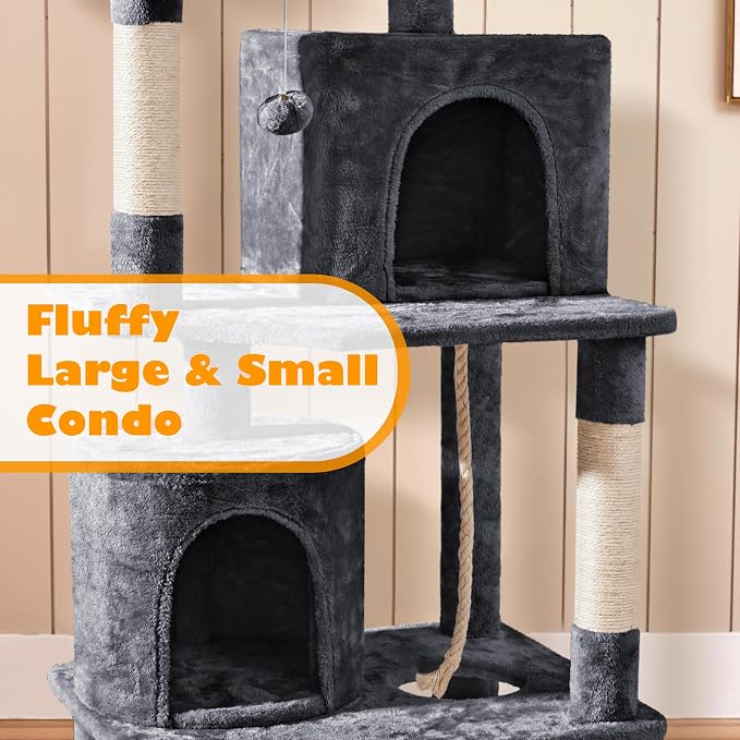 Topeakmart Multi Level Cat Tree, Cat Tower - Image 5