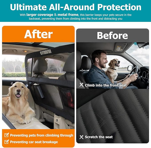 Dog Barrier for Car Back Seat & Cargo Area - Image 2