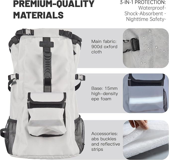 Dog Carrier Backpack for Medium Dogs, Hiking Bag for Pets Up to 30 lbs - Image 7