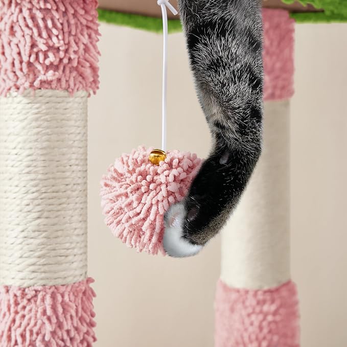 Yaheetech Cactus Cat Tree, 42in Cat Tower - Image 7