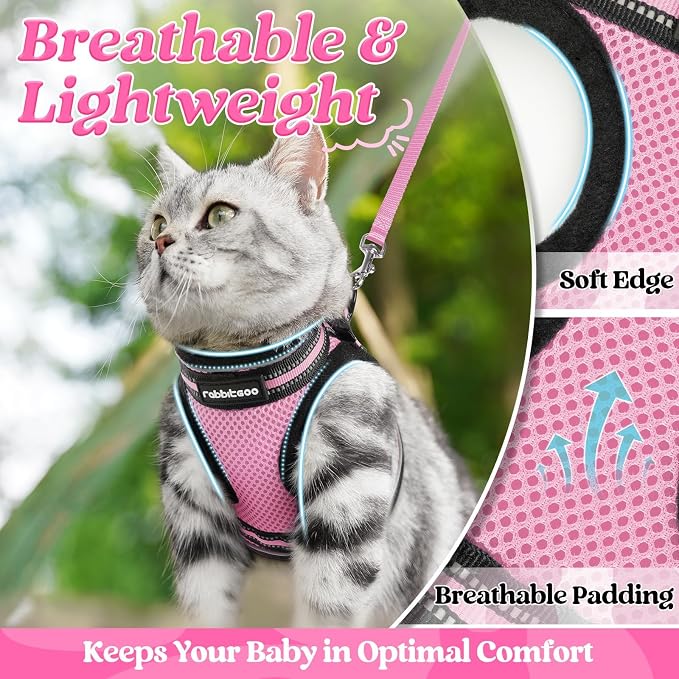 rabbitgoo Cat Harness and Leash Set - Image 4