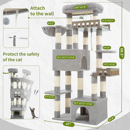Maine Coon Cat Tree, Heavy Duty Cat Tree - Image 7