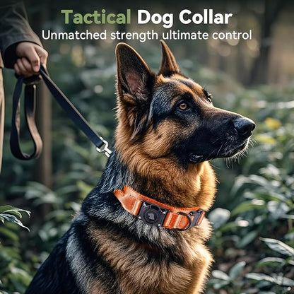 2026 Upgrade Waterproof AirTag Dog Collar, Military Tactical Dog Collar - Image 2
